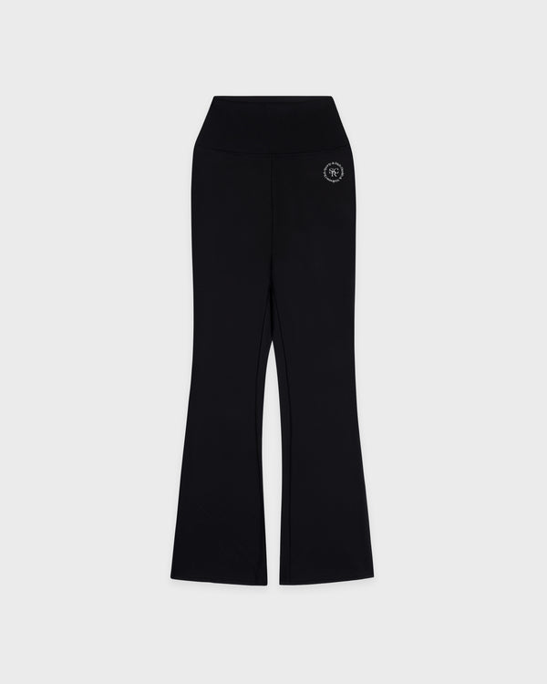 sporty & rich SRHWC Flared Legging - Black/White