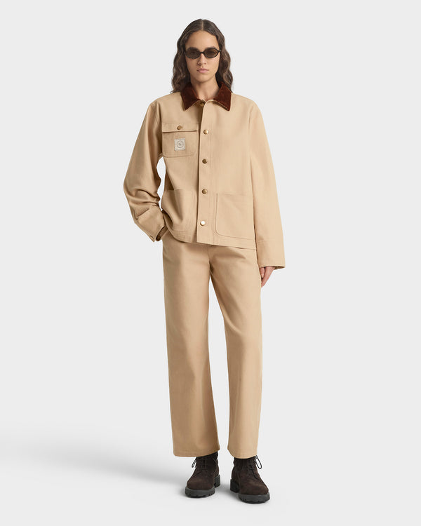 Sporty & Rich SRHWC Painters Jacket - Tan