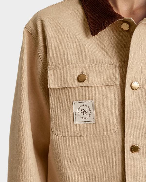 Sporty & Rich SRHWC Painters Jacket - Tan