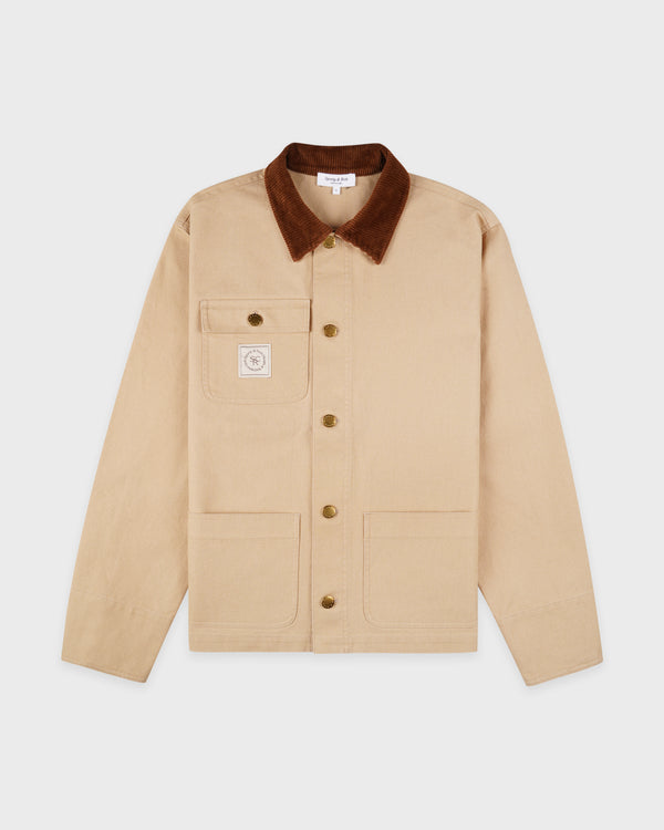 sporty & rich SRHWC Painters Jacket - Tan