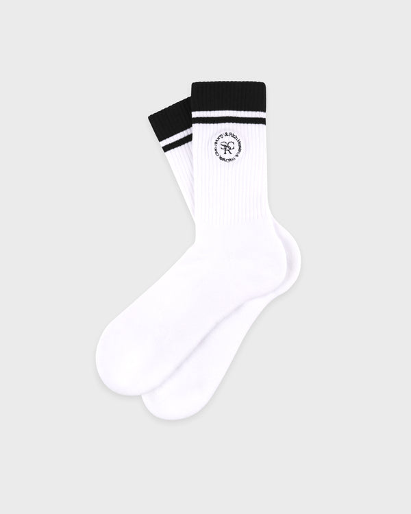 sporty & rich SRHWC Socks - White/Black
