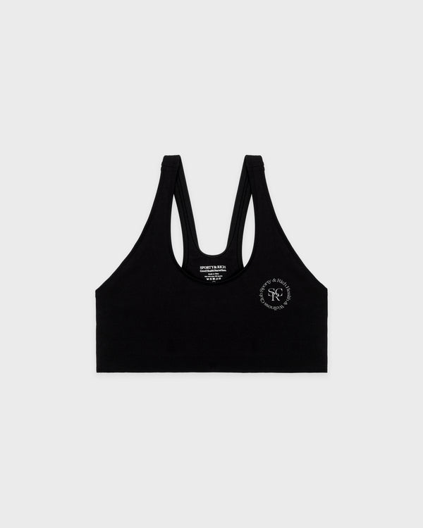sporty & rich SRHWC Sports Bra - Black/White