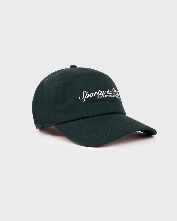 Sporty & Rich Syracuse Hat - Forest/White