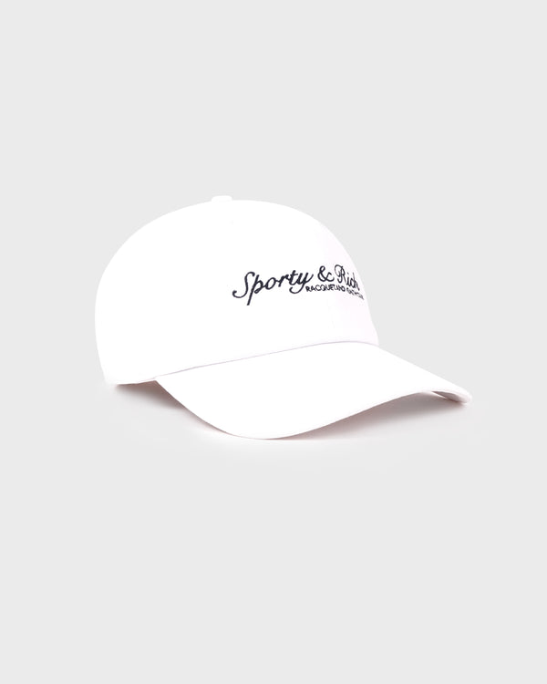 Sporty & Rich Syracuse Hat - White/Forest