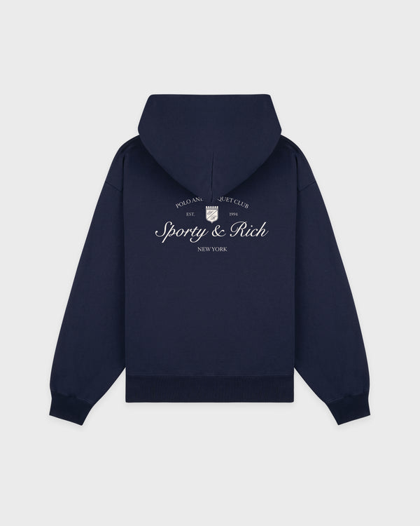 Sporty & Rich Syracuse Hoodie - Navy