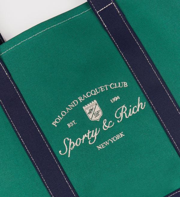 Sporty & Rich Syracuse Two Tone Tote Bag - Alpine/Navy