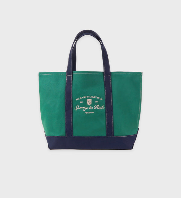 sporty & rich Syracuse Two Tone Tote Bag - Alpine/Navy