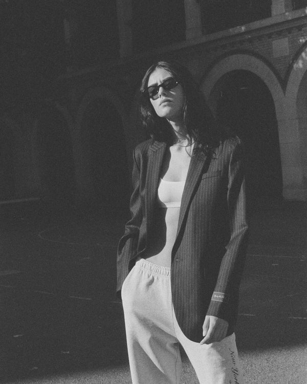 Sporty & Rich Tailored Blazer - Navy