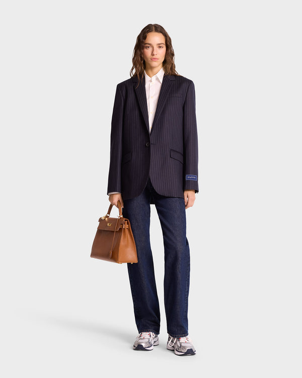Sporty & Rich Tailored Blazer - Navy