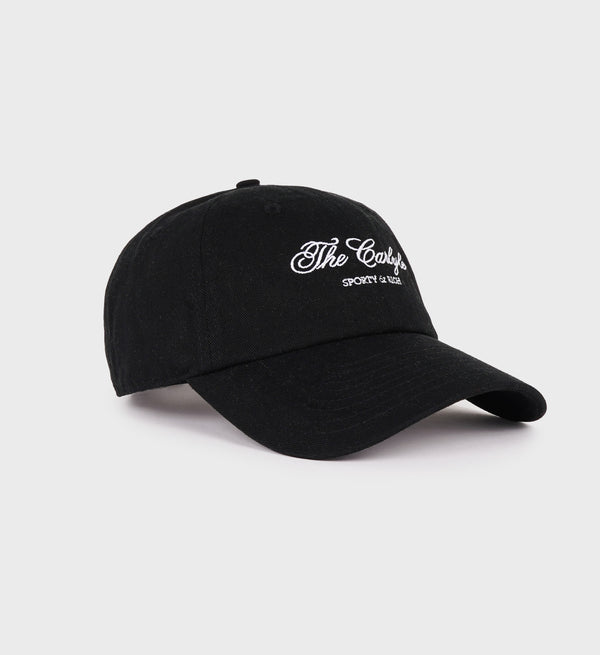 Sporty & Rich The Carlyle Souvenir Hat - Black/White