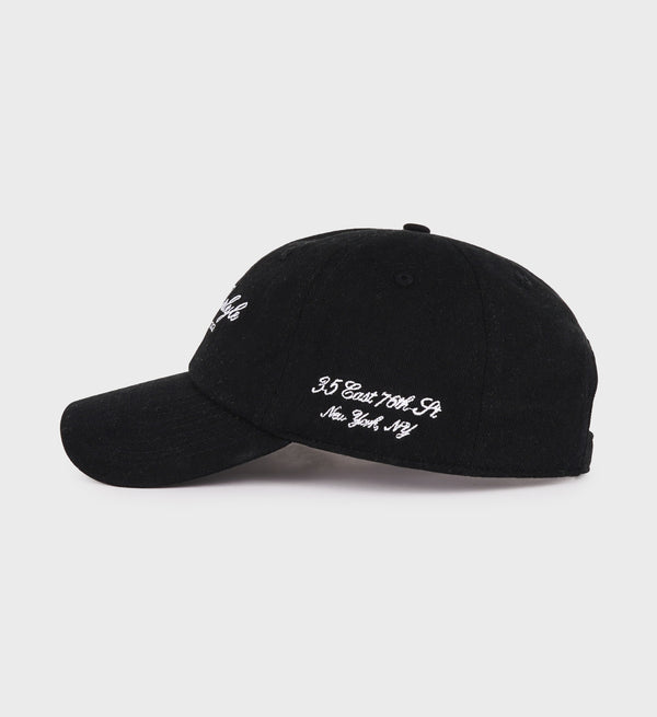 Sporty & Rich The Carlyle Souvenir Hat - Black/White