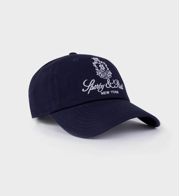 Sporty & Rich Vendome Hat - Navy/White