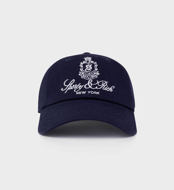 Sporty & Rich Vendome Hat - Navy/White