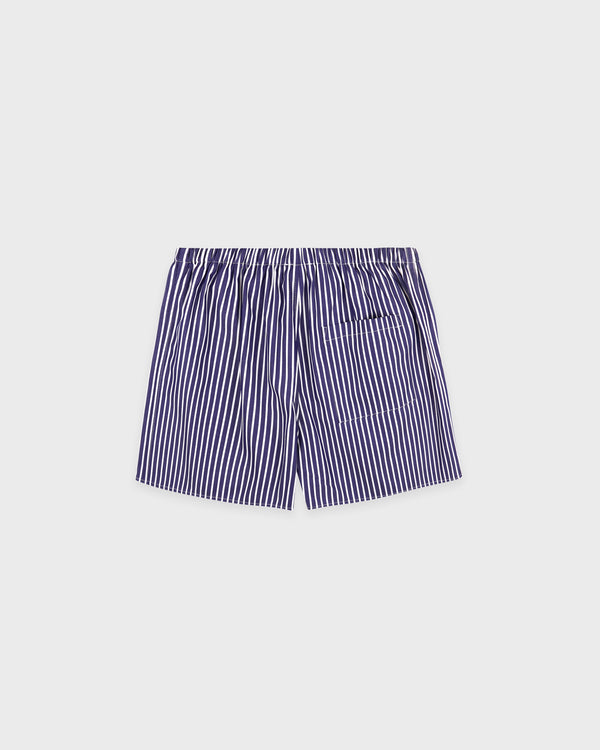 Sporty & Rich Vendome Mini Boxer - Blue Striped