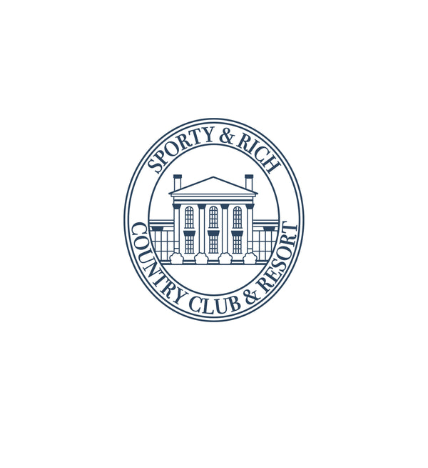 Sporty & Rich Vendome Resort T-shirt - White/Navy