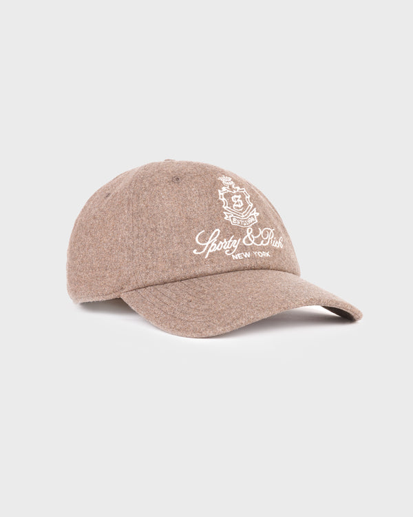 Sporty & Rich Vendome Wool Hat - Toffee
