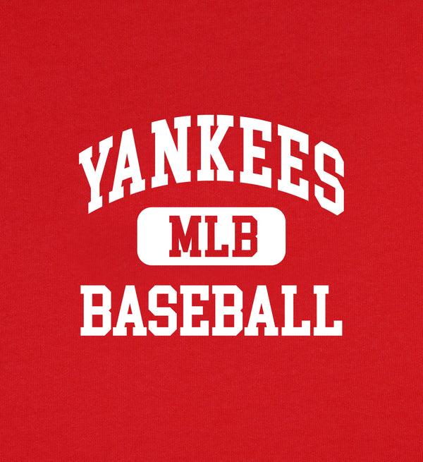 Sporty & Rich Yankees Ivy Crewneck - Fire Red/White