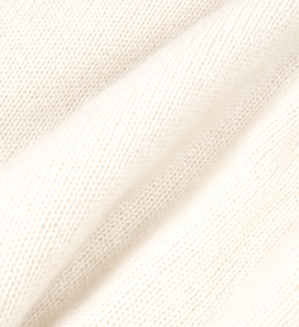 Sporty & Rich The Carlyle Crest Cashmere Hoodie - Cream/Forest