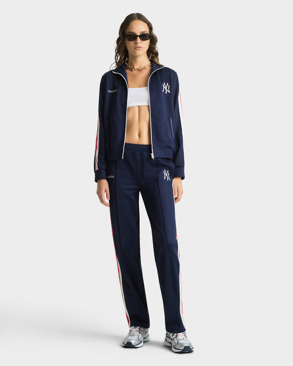 Sporty & Rich Yankees Serif Track Pant - Navy/White/Red