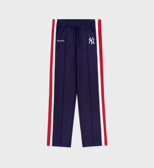 sporty & rich Yankees Serif Track Pant - Navy/White/Red