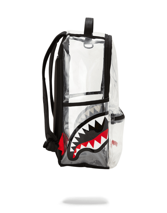 Sprayground 20/20 VISION DOUBLE CARGO SIDE SHARK CLEAR BACKPACK
