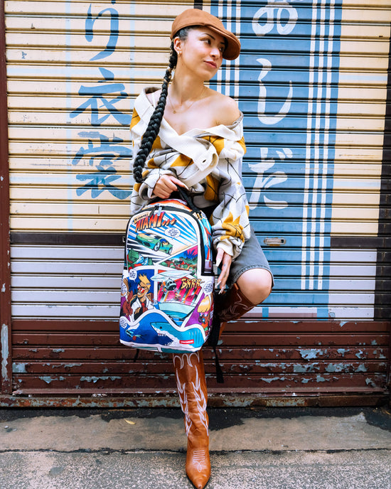 Sprayground 305 ACTION PACKED NIGHT SPOT DLXR BACKPACK