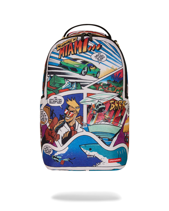 sprayground 305 ACTION PACKED NIGHT SPOT DLXR BACKPACK