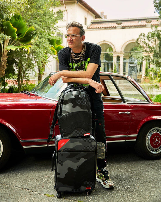 Sprayground 3AM NEVER SLEEP JETSETTER CARRY-ON LUGGAGE