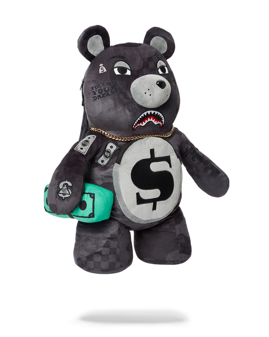 Sprayground 3AM NEVER SLEEP MONEYBEAR TEDDYBEAR BACKPACK