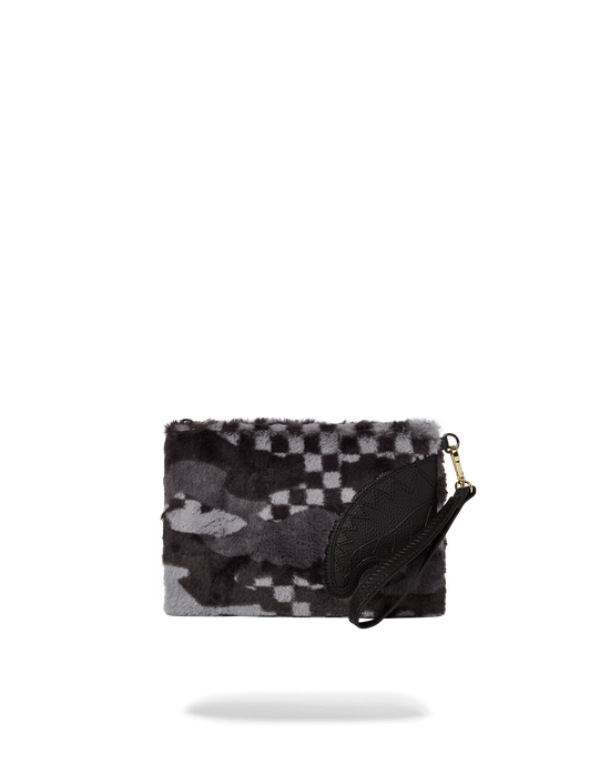 sprayground 3AM PLUSH ASPEN HIGHLANDS CROSSOVER CLUTCH