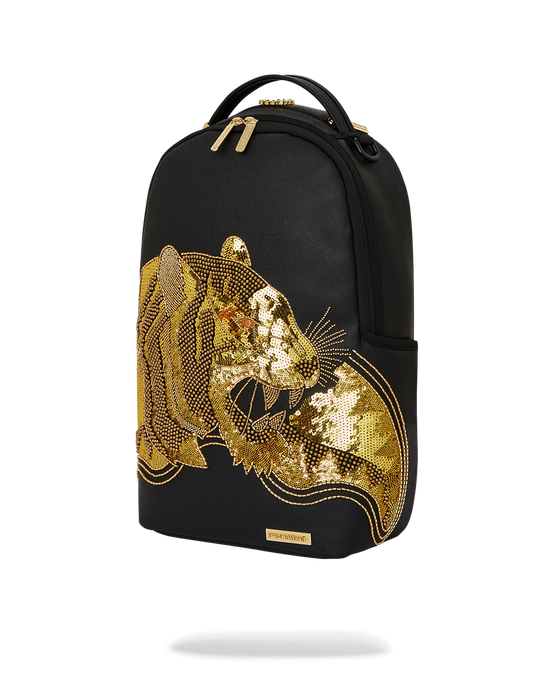 Sprayground A.I.8 AFRICAN INTELLIGENCE GUILDED LEOPARD BACKPACK (DLXV)