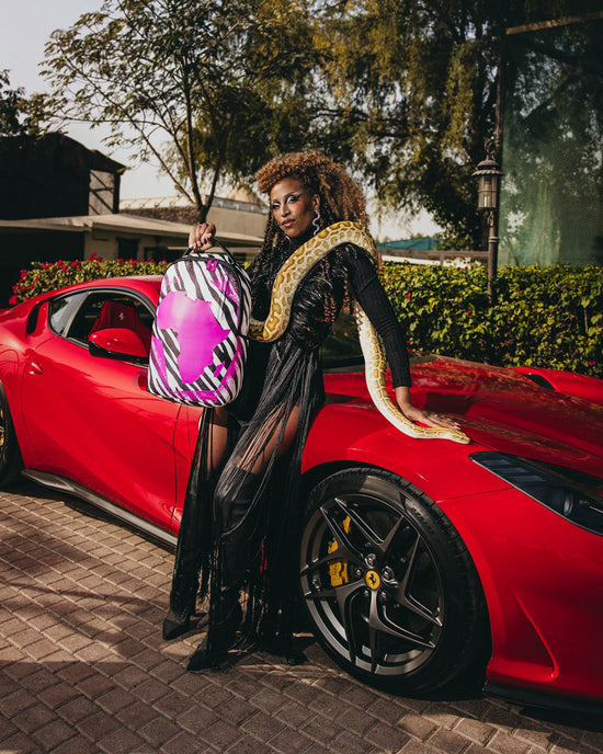 Sprayground A.I.8 AFRICAN INTELLIGENCE MOTHERLAND LOVE BACKPACK (DLXV)