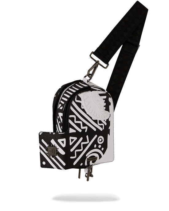 Sprayground A.I.8 AFRICAN INTELLIGENCE - ORIGIN STORY BACKPACK SLING