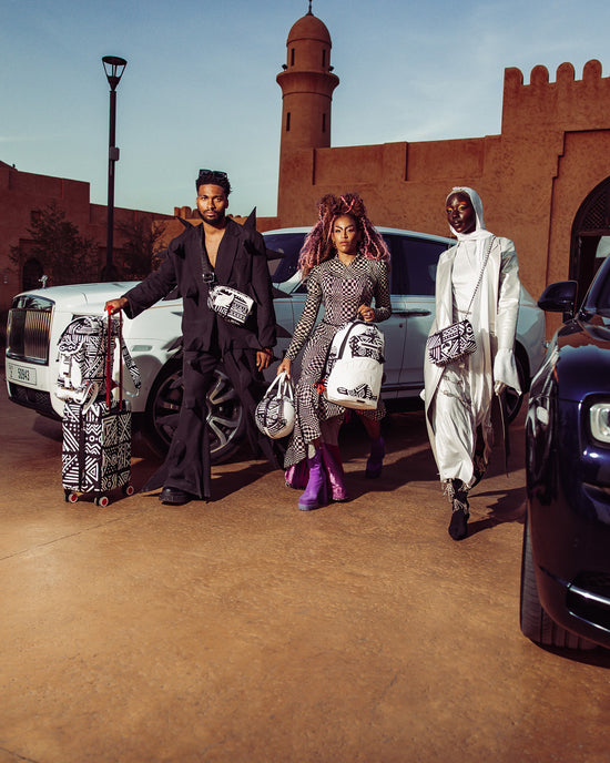 Sprayground A.I.8 AFRICAN INTELLIGENCE - ORIGIN STORY BACKPACK SLING