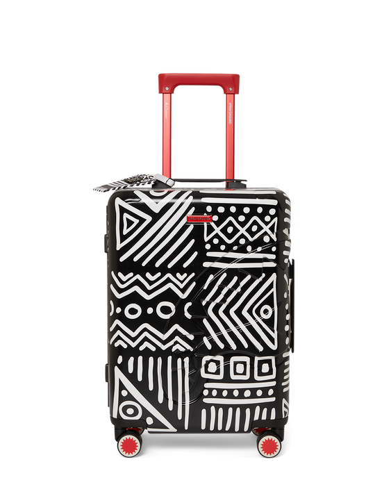 Sprayground A.I.8 AFRICAN INTELLIGENCE - ORIGIN STORY SHARKNAUTICS HARDSHELL CARRY-ON LUGGAGE