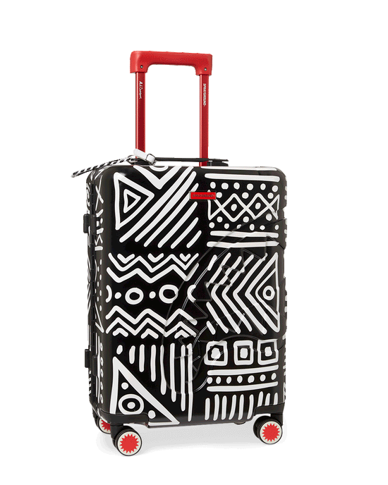 sprayground A.I.8 AFRICAN INTELLIGENCE - ORIGIN STORY SHARKNAUTICS HARDSHELL CARRY-ON LUGGAGE