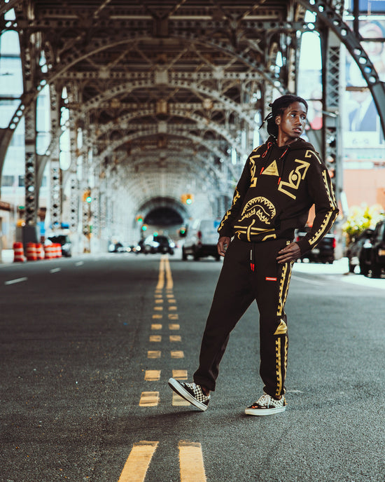 Sprayground A.I.9 AFRICAN INTELLIGENCE PATH TO THE FUTURE II - SANDFLOWER COLLAB HOODY