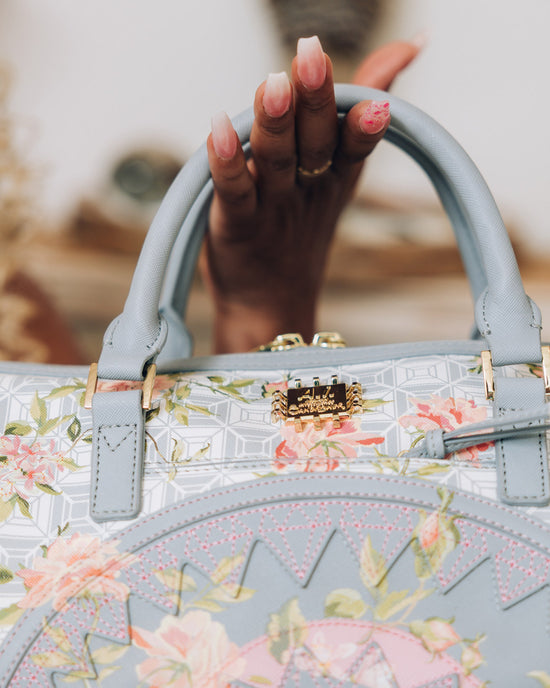 Sprayground A.I. AFRICAN INTELLIGENCE ELEGANT ENERGY MINI DUFFLE - SANDFLOWER COLLAB