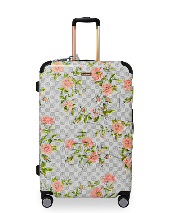 Sprayground A.I. AFRICAN INTELLIGENCE ELEGANT ENERGY SHARKITECTURE FULL SIZE LUGGAGE - SANDFLOWER COLLAB