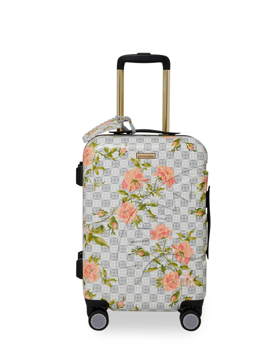 Sprayground A.I. AFRICAN INTELLIGENCE ELEGANT ENERGY SHARKITECTURE CARRY-ON LUGGAGE - SANDFLOWER COLLAB