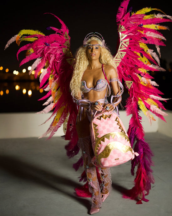 Sprayground A.I. AFRICAN INTELLIGENCE MESSAGE FROM THE FUTURE BACKPACK - SANDFLOWER COLLAB