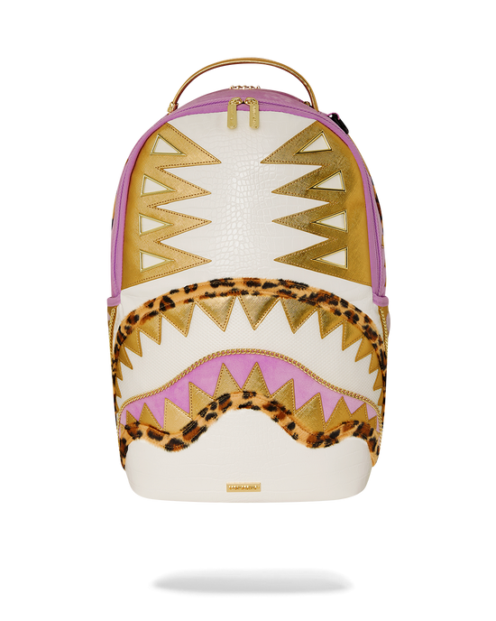 sprayground A.I. AFRICAN INTELLIGENCE PARADIGM OF THE PYRAMID BACKPACK - SANDFLOWER COLLAB