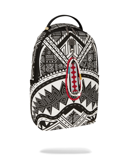 Sprayground A.I. AFRICAN INTELLIGENCE THE SKYHAWK BACKPACK - SANDFLOWER COLLAB