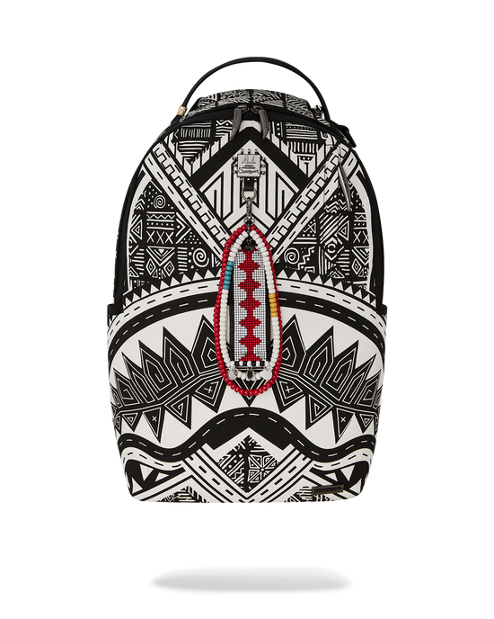sprayground A.I. AFRICAN INTELLIGENCE THE SKYHAWK BACKPACK - SANDFLOWER COLLAB