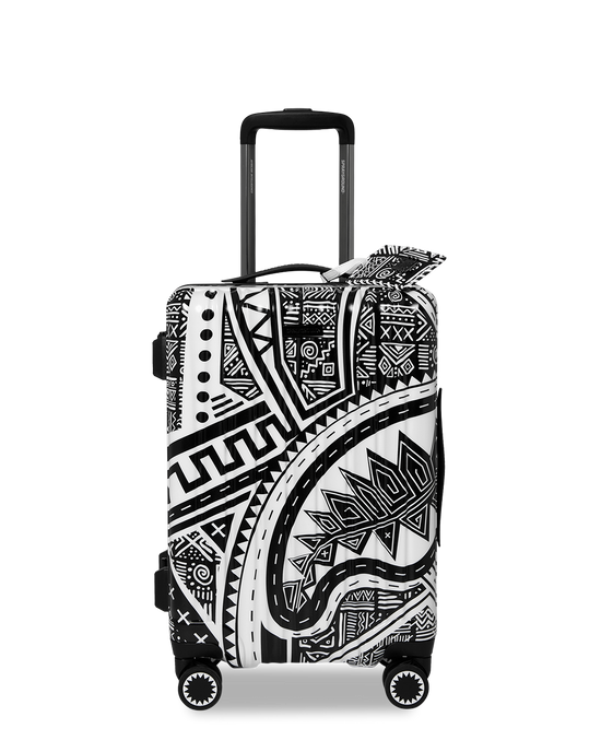 Sprayground A.I. AFRICAN INTELLIGENCE THE SKYHAWK CARRY-ON LUGGAGE - SANDFLOWER COLLAB