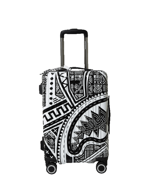 sprayground A.I. AFRICAN INTELLIGENCE THE SKYHAWK CARRY-ON LUGGAGE - SANDFLOWER COLLAB
