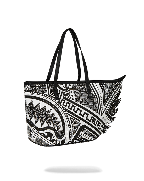 Sprayground A.I. AFRICAN INTELLIGENCE THE SKYHAWK WING TOTE - SANDFLOWER COLLAB