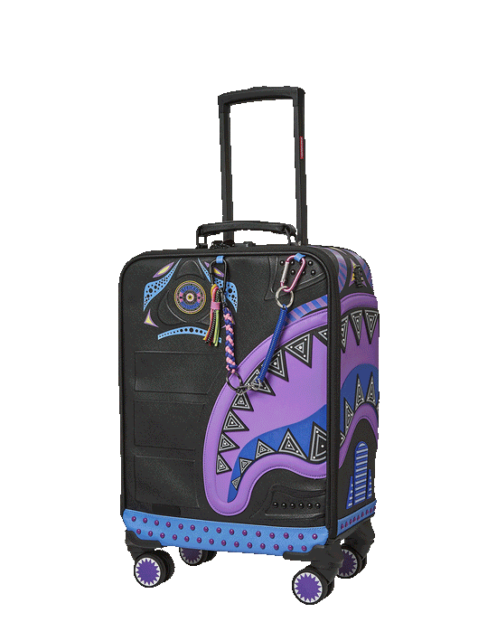 sprayground A.I. BROOKLYN & BEYOND - SANDFLOWER COLLAB IMPERIAL CARRY-ON LUGGAGE