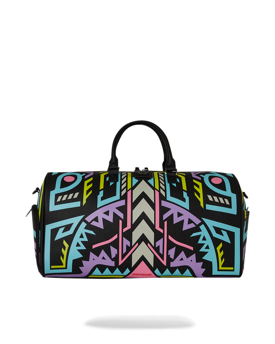 Sprayground A.I. PATH TO THE FUTURE III DUFFLE - SANDFLOWER COLLAB (GLOW IN THE DARK)