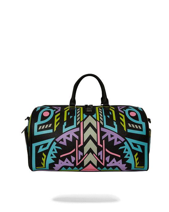 sprayground A.I. PATH TO THE FUTURE III DUFFLE - SANDFLOWER COLLAB (GLOW IN THE DARK)